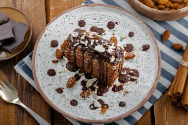 Lezzetli çikolata Spartak cak dilim