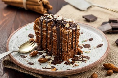 Lezzetli çikolata Spartak cak dilim