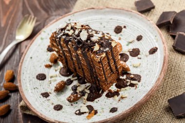 Lezzetli çikolata Spartak cak dilim