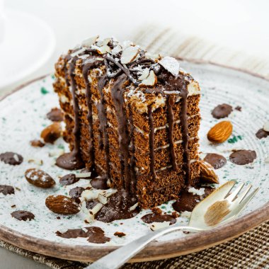 Lezzetli çikolata Spartak cak dilim