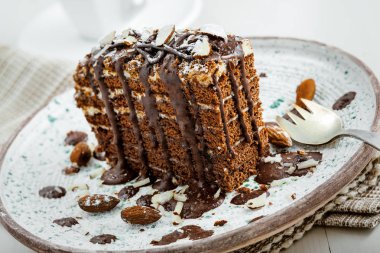 Lezzetli çikolata Spartak cak dilim