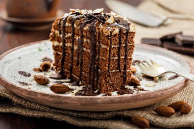 Lezzetli çikolata Spartak cak dilim