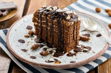 Lezzetli çikolata Spartak cak dilim