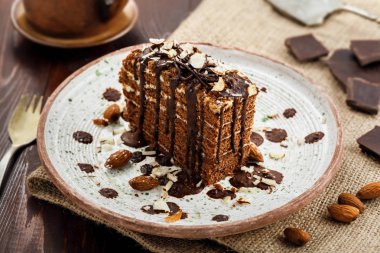 Lezzetli çikolata Spartak cak dilim