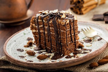 Lezzetli çikolata Spartak cak dilim