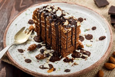 Lezzetli çikolata Spartak cak dilim