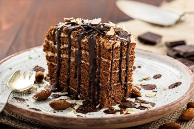 Lezzetli çikolata Spartak cak dilim