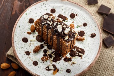 Lezzetli çikolata Spartak cak dilim