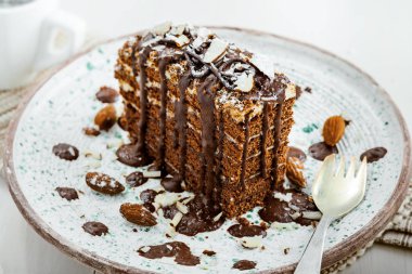 Lezzetli çikolata Spartak cak dilim