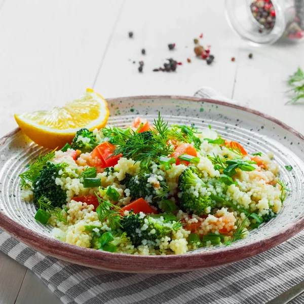 Couscous und Gemüse — Stockfoto