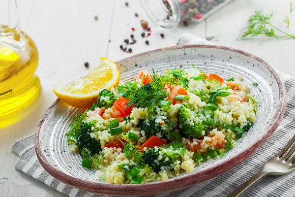 Couscous und Gemüse — Stockfoto