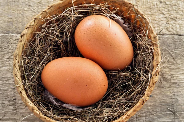 Câteva ouă de pui — Fotografie, imagine de stoc