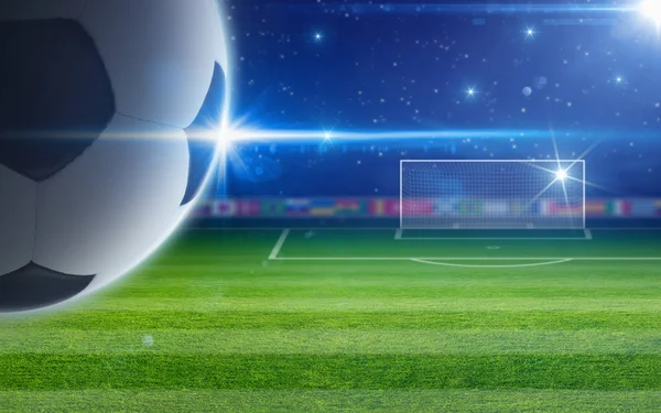 Abstrakter Fußball-Hintergrund Stockbild