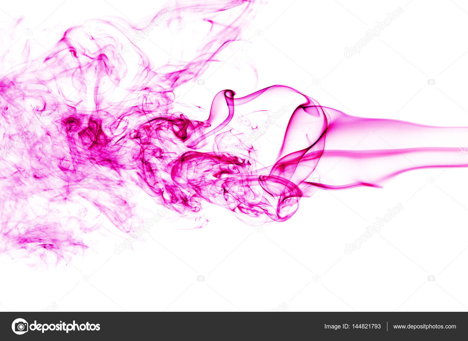 Pink smoke on white background. abstract art Stock Photo by ©khegay_anton  144821793