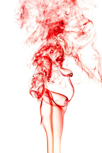 Fumaça vermelha fundo abstrato . — Fotografia de Stock