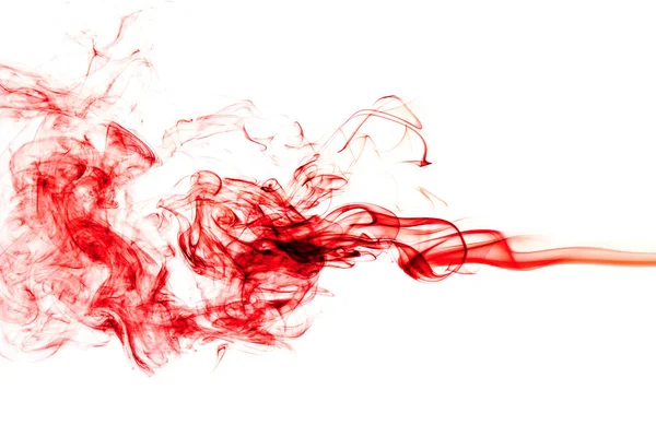 Röd rök abstrakt bakgrund. Stockbild