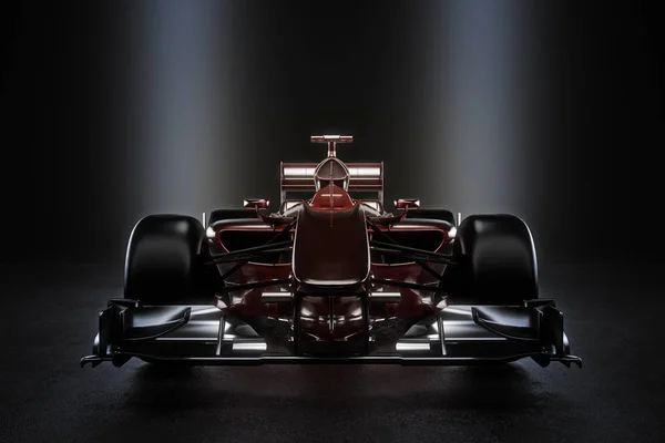 Sleek Zespół Sporty Motorowe Wyścigi Samochodowe Oświetleniem Studyjnym Ilustracja Renderowania — Zdjęcie stockowe