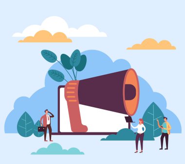 Sevk programı konsepti. Vektör düz grafik tasarım çizimi