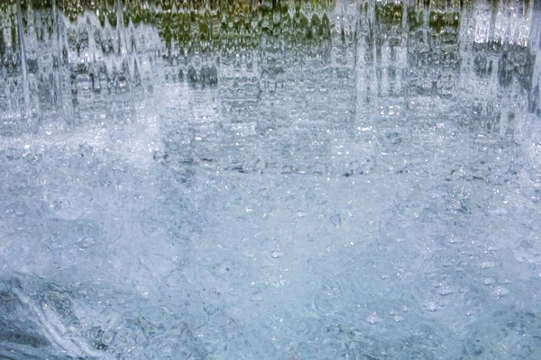 Fondo acqua cristallino, cascata acqua limpida — Foto Stock