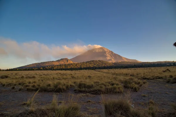 Popocatepetl Manhã Puebla México — Fotografia de Stock