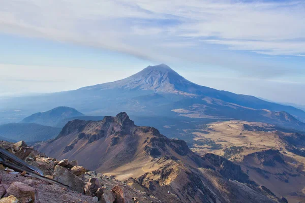 Volcán Popocatepetl Activo Puebla México — Foto de Stock