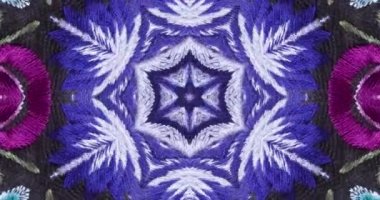 Kaleydoskop, mandala, Oaxacan Tekstil Meksika