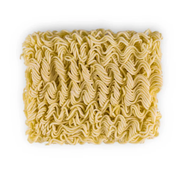 Instant noodles on white background — Stock Photo, Image