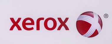 Xerox işareti bir duvar.