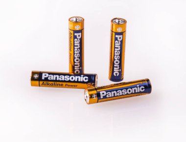 Panasonic Battery on white background clipart