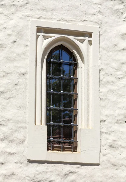 old Castle window with bars