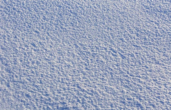 Textura de neve branca em dia gelado — Fotografia de Stock