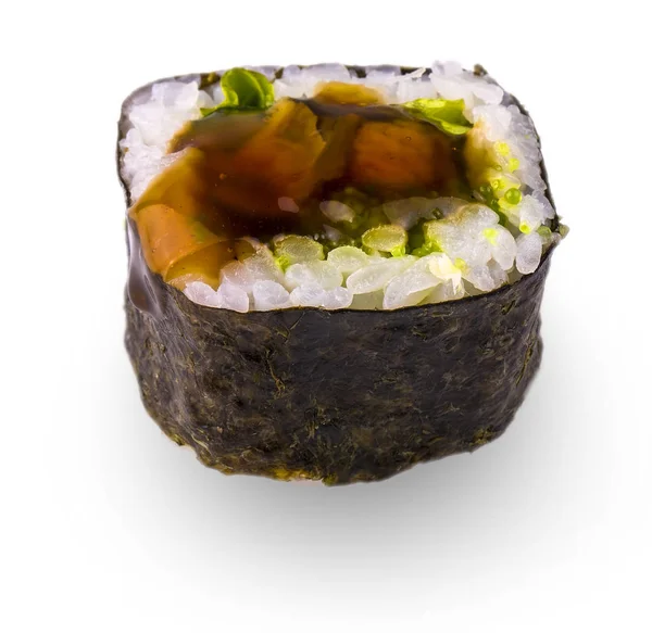 Sushi isolado no branco — Fotografia de Stock