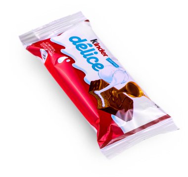 Sütten yapılan kinder Delice snack 