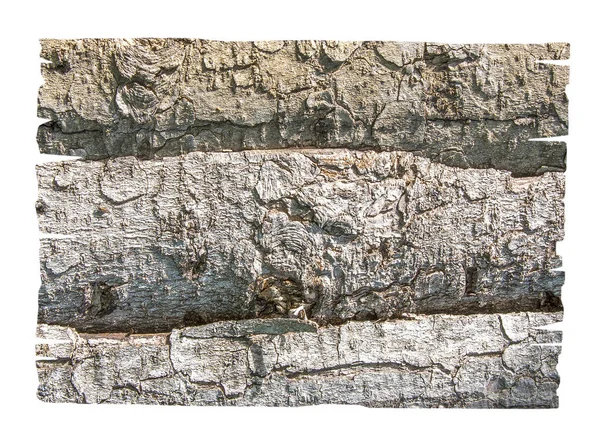 Segno di legno vuoto su sfondo bianco — Foto Stock