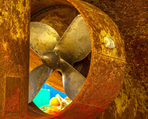 Ship propellers of a marine ship — Stock Photo, Image