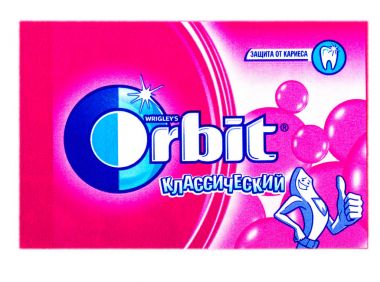 Yörünge güçlü naneli sakız Wrigley tarafından üretilen. 