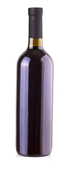 Бутылка вина изолированы на белом фоне. — стоковое фото