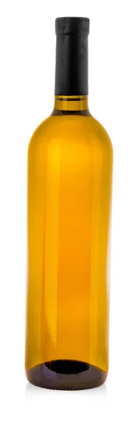 Bottle of white wine on isolated white background. — Stock Photo, Image