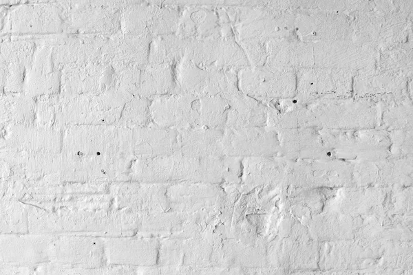 Fond ou texture murale en brique blanche. — Photo