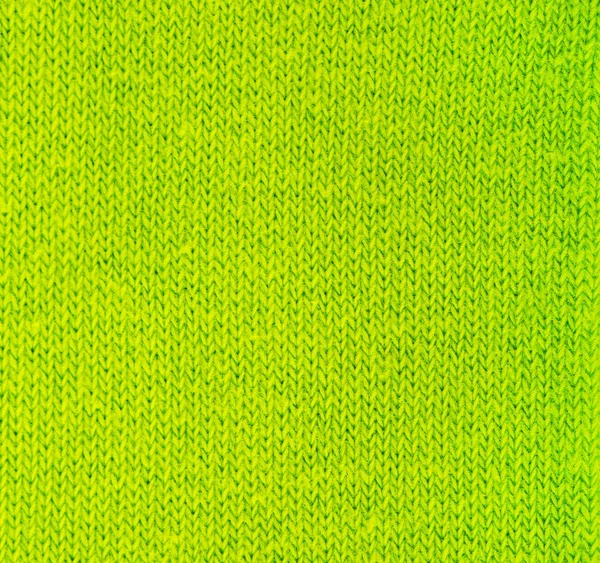 Tecido de malha verde textura fundo abstrato . — Fotografia de Stock