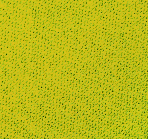 Amarelo tecido de malha textura fundo abstrato . — Fotografia de Stock