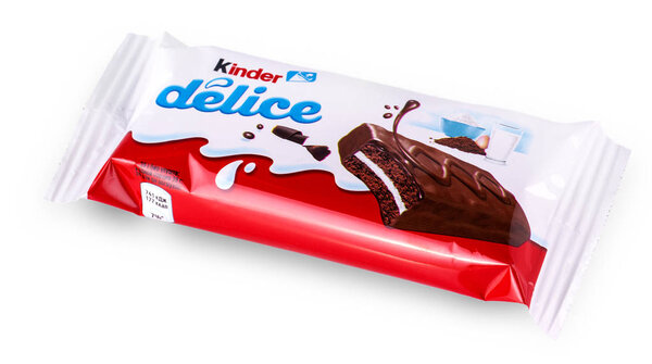 Kinder Delice snack made from milk