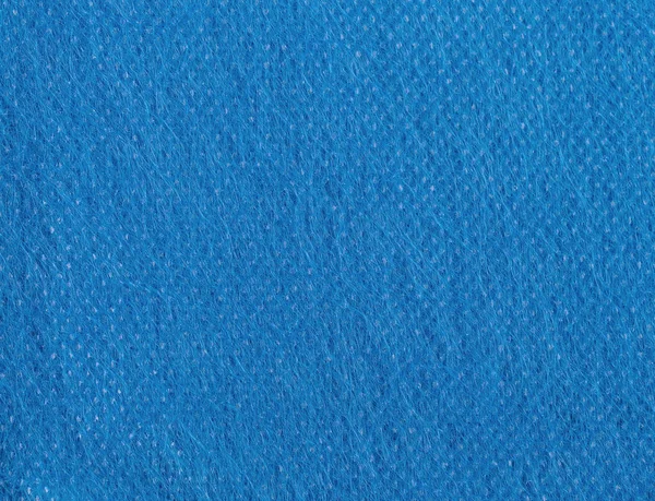 Modrá tkanina textura pozadí — Stock fotografie