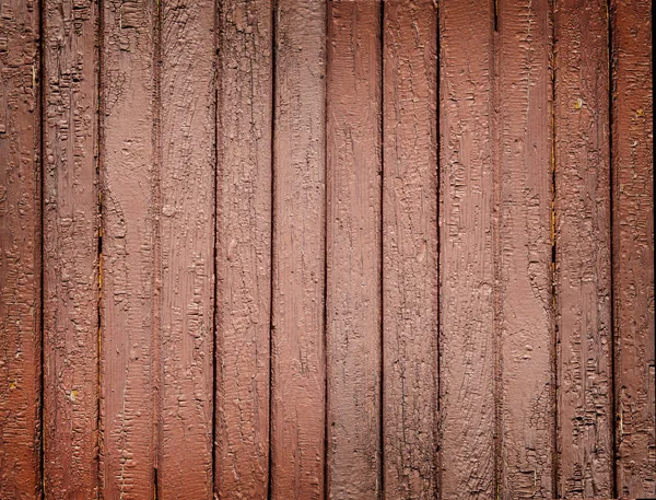 Achtergrond van oud bruin geschilderd houten plaat — Stockfoto