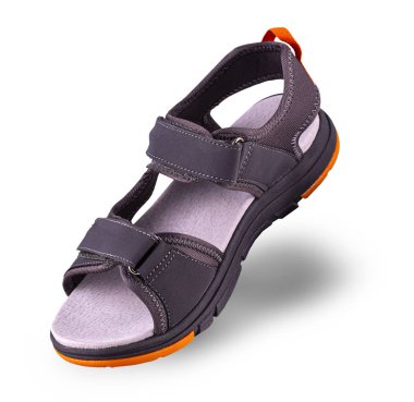  Beyaz arka planda spor sandaletleri