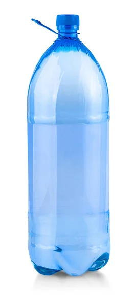 Die Große Flasche Wasser Isoliert Auf Weißem Hintergrund — Stockfoto