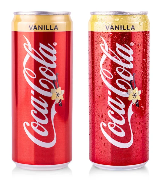 Камчатка Россия Апреля 2020 Года Coca Cola Vanilla Can Coca — стоковое фото