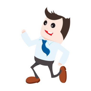 çizgi film ofis çalışanı, Yöneticisi vektör