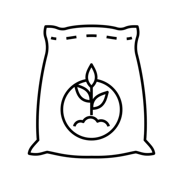 Icona del vettore fertilizzante — Vettoriale Stock