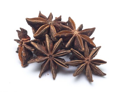 anise on white background